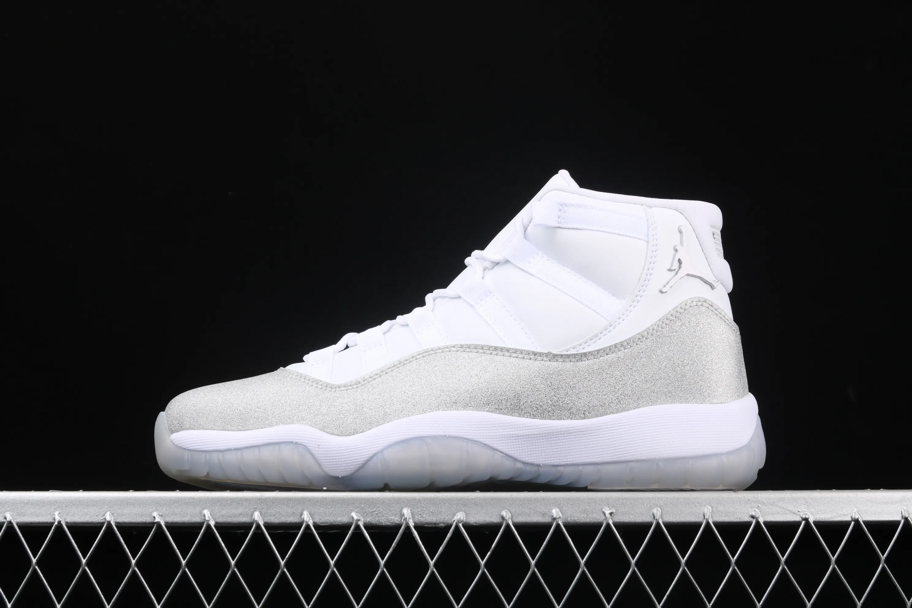 All categories Air Jordan Jordan series basketball shoes Air Jordan 11 Air Jordan 11 Metallic Silver AJ11 Joe 11 Swarovski Starry AR0715-100